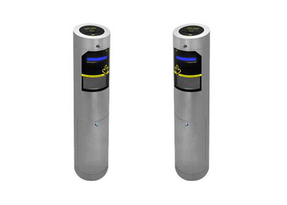การจัดการคนเดินเท้า 219mm Cylinder Dropbox Card Collector SS304