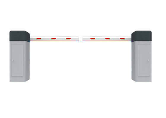 เซนเซอร์คู่ 120W 6m Arm Automatic Vehicle Barrier Gate สําหรับการควบคุมการจอดรถ