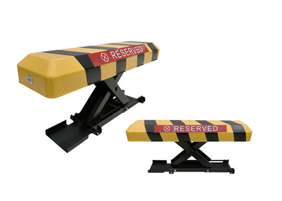 พลาสติกเคลือบ DC12V IP66 ล็อคจอดรถอัตโนมัติเพื่อคุ้มครองพื้นที่จอดรถที่ปลอดภัย