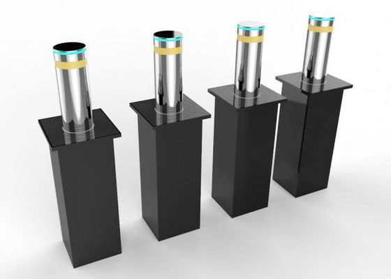 SS304 กว้าง 219 มิลลิเมตร ป้องกันกระแทก โบลาร์ดความมั่นคงทางไฮดรอลิก พร้อมฟังก์ชันการเพิ่มอัตโนมัติ