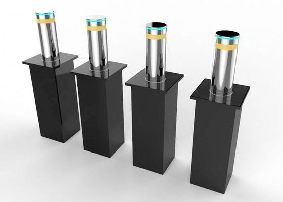 SS304 8k ผิวกระจก โบลาร์ดไฮดรอลิกสูงขึ้นที่มีความจุในการบรรทุก 80 ตัน