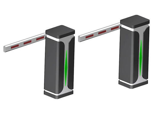 RS485 รีโมทคอนโทรล 6s Boom Barrier Gate 100w พร้อมไฟ LED