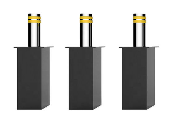 SS304 IP68 PLC ควบคุมอัตโนมัติ ไฮดรอลิกการเพิ่มความปลอดภัย Bollard กับแสง LED