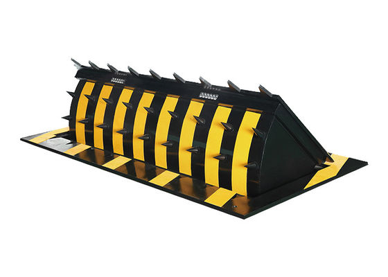A3 Steel Hydraulic Road Blocker ด้วยความสูง 500 มิลลิเมตร และรีโมทคอนโทรลเพื่อเพิ่มความปลอดภัย