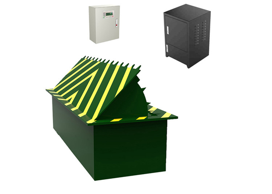 3.7KW A3 Steel Hydraulic Road Blocker จอแสดงผล LCD สำหรับการจราจร