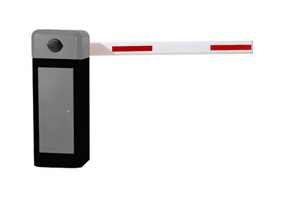 AC Motor 100% duty cycle ประตูป้องกันอัตโนมัติด้วยแขน 6 เมตรสําหรับควบคุมการจอดรถ