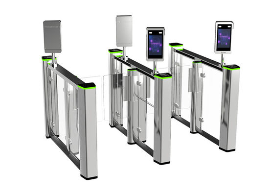 ประตูหมุนแบบ Speed Gate พร้อมไฟ LED RGB IP44 สูง 1060 มม. สำหรับควบคุมคนเดิน