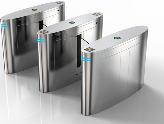 เครื่องอ่านลายนิ้วมือสูงเอว Turnstile Retractable Baffle 1s