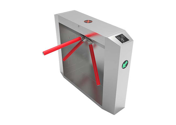 ประตูหมุนสามขาแบบมีบัฟเฟอร์ไฮดรอลิก ความกว้าง 550 มม. และระดับ IP45 สำหรับการควบคุมการเข้าถึงที่ปลอดภัย