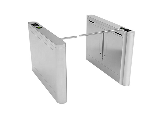 IP54 BLDC มอเตอร์หมุนแขนหมุนได้ Biometric Drop Arm Gate