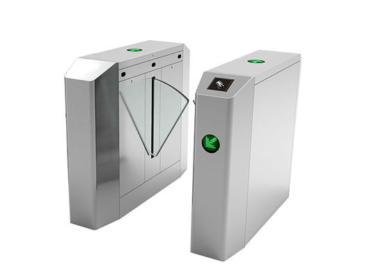 ประตูรั้วแบบมีปีกพับหดได้ สแตนเลสสตีล SS304 สองทิศทาง ระดับการป้องกัน IP44 สำหรับควบคุมการเข้าออกอย่างปลอดภัย