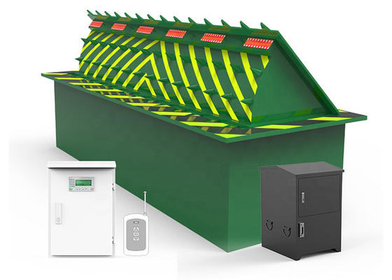 RS485 3.7KW Counter Terror Road Blocker การควบคุมยานพาหนะ PLC
