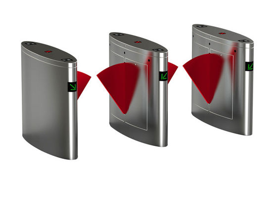 3s รีเซ็ต 24V BLDC Motor Flap Barrier Gate ด้วย 4 คู่เซ็นเซอร์อินฟราเรดและความกว้าง 600 มม.