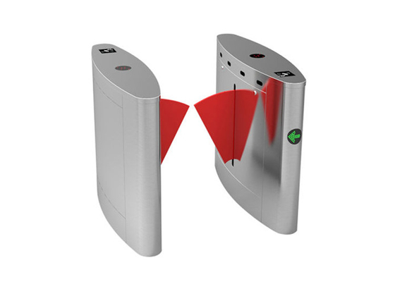 การวาดลวด BLDC Motor Turnstile Flap Barrier IP44 สำหรับสนามกีฬาโรงเรียน
