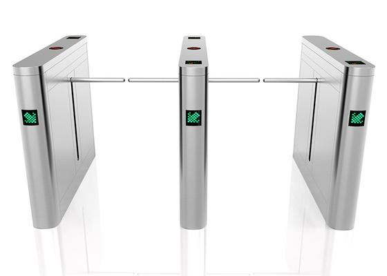 BLDC แบบสองทิศทาง 30 คน / นาที Drop Arm Turnstile Mifare Reader 24V
