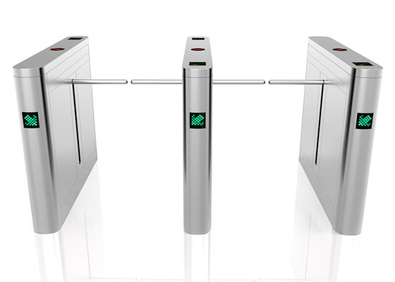 ไม้กั้นทางหมุนแบบแขนตกลง BLDC สองทิศทาง พร้อมอัตราการไหล 30 คน/นาที สำหรับควบคุมการเข้าออก