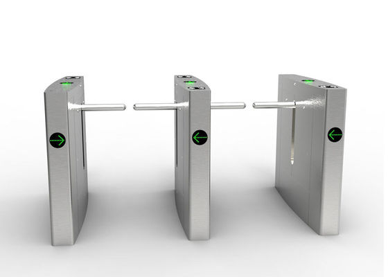 NFC การควบคุมการเข้าถึง Drop Arm Turnstile ด้วยพลังงาน 100W และอัตราการไหลของ 30 คน/นาที