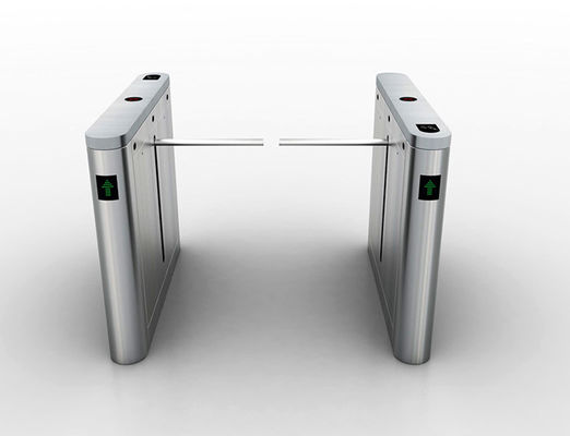 SS316 IP54 Drop Arm Turnstile พร้อมมอเตอร์ 40W สําหรับการควบคุมการเข้าถึงและการรักษาความปลอดภัยของประตูกั้น