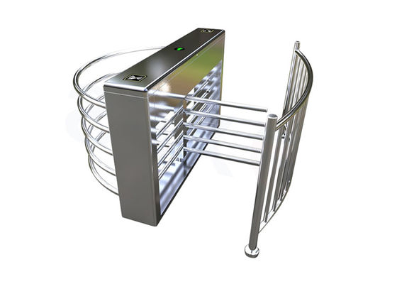 SS304 โลหะไร้สแตนเลส ครึ่งความสูงหมุนกับ 450 มม แอร์มและ IP55 การจัดอันดับสําหรับการควบคุมการเข้าถึงที่ปลอดภัย