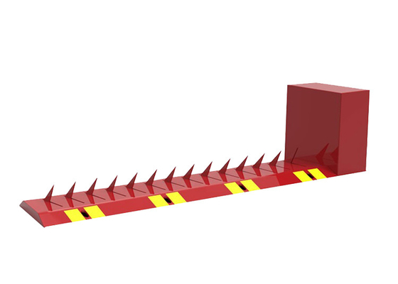 Traffic Barrier A3 Steel Spikes Tyre Killer 7m ความยาว PLC รีโมทคอนโทรล