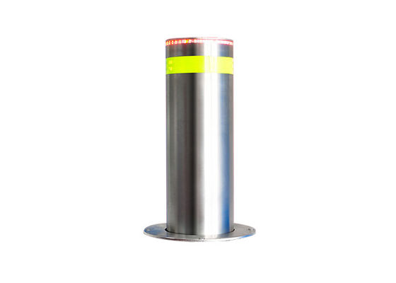 เสากั้นถนนแบบพับเก็บได้ไฮดรอลิกสแตนเลสกัลวาไนซ์ 240V