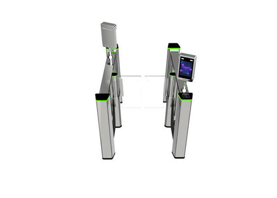 SUS304 Biometric Recognition Glass Turnstile Gate ด้วยความเร็ว 50 คน/นาที เพื่อการควบคุมการเข้าถึงที่ปลอดภัย