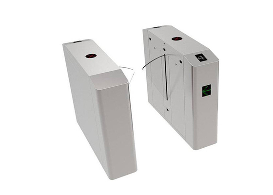 BLDC Motor Flap Gate Turnstile DC24V ลายนิ้วมืออะคริลิก Bi Directional