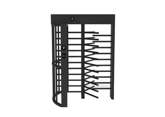 550mm Arm Full Height Turnstile ผงเคลือบกันฝนเคลือบ SS316