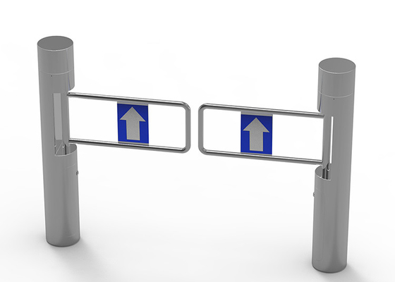 SS อะครีลิคสวิง Barrier Gate RS485 BLDC Motor Access Control Gate