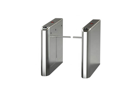 IP55 Drop Arm Turnstile Entrance ระบบควบคุมการเข้าออก Anti Crawl LED Indicators