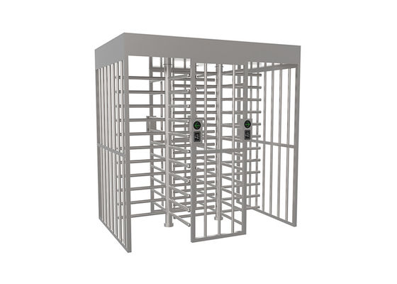 ช่องสอง RFID หน่วยสูงเต็มประตูหักด้วยการควบคุมการเข้าถึงแบบสองทิศ เพื่อความปลอดภัยสูง